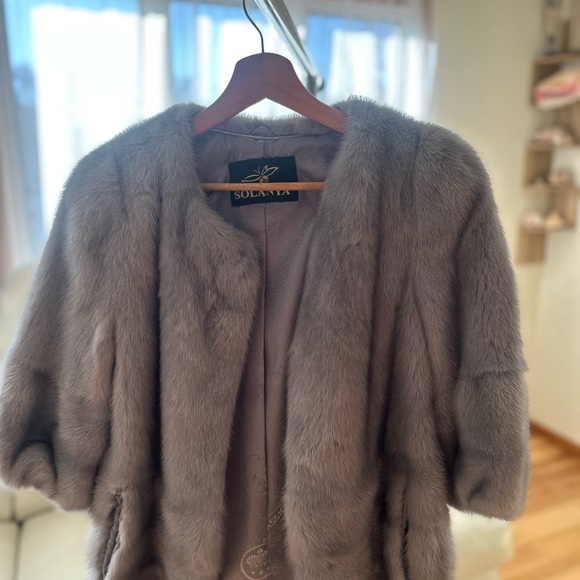 Mink jacket for girls great condition